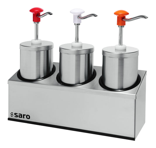 Saucenspender, 3 x 2,25 ltr.,  Modell PD-006 | Saro 421-1017