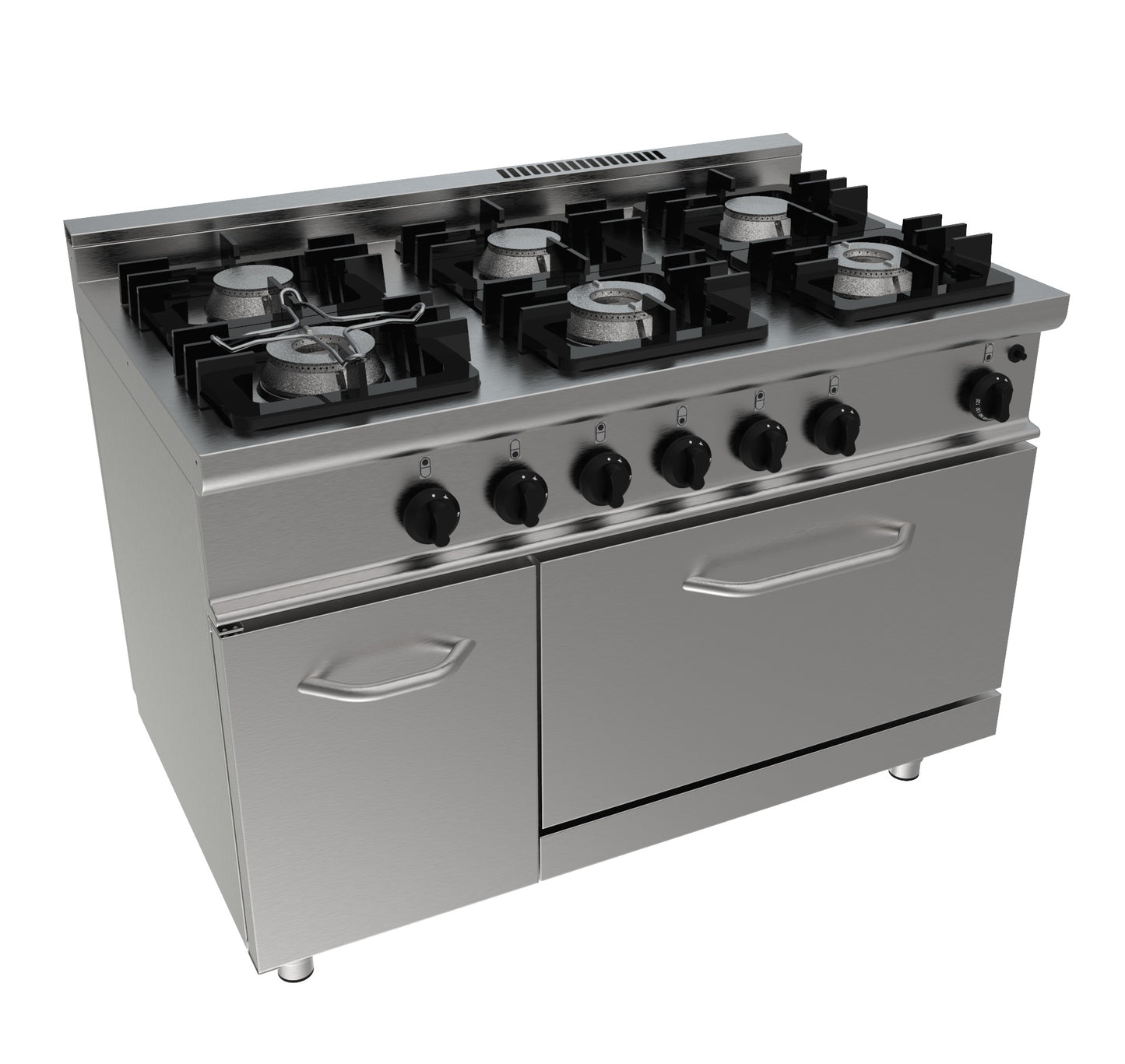 Gasherd mit Gasbackofen  Modell E7/KUPG6LN | Saro 423-1040