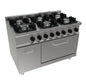Gasherd mit Elektrobackofen  Modell E7/KUPG6LE | Saro 423-1045