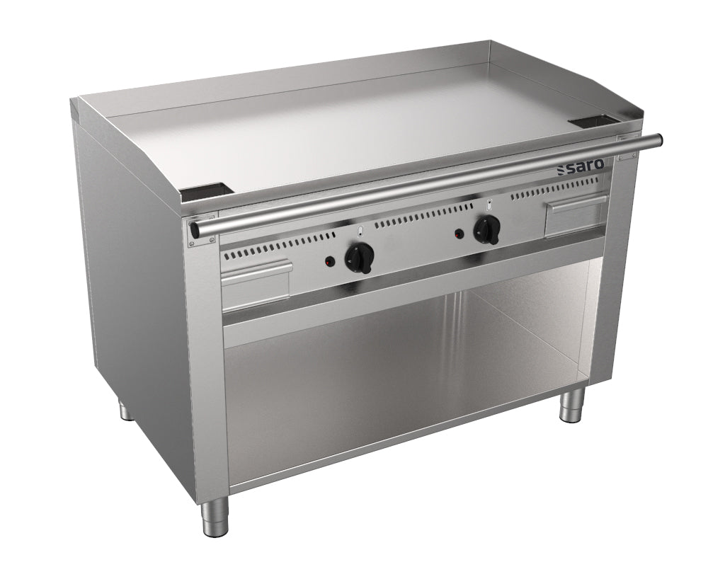 Gas-Teppanyakigrill offenem Unterbau  Modell TEB2/120 G | Saro 423-3100