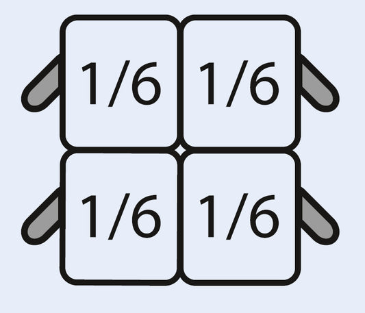 E7/CPCEXA Nudelkorb-Set: 4 x 1/6 GN | Saro 423-4000