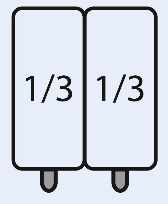 E7/CPCEXC Nudelkorb-Set: 2 x 1/3 GN | Saro 423-4010