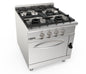 Gasherd + Gasofen 4 Brenner  Modell LQ / CUG4NG | Saro 423-8015