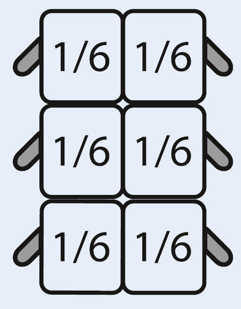 Nudelkorbset 6 x 1/6 | Saro 423-8410