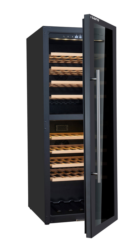 Weinlagerschrank für 77 Flaschen, 2 Zonen,  Modell WK 77 D | Saro 446-1010