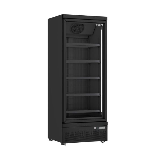 Tiefkühlschrank mit Glastür,  Modell GTK 560 PRO - schwarz | Saro 453-1122