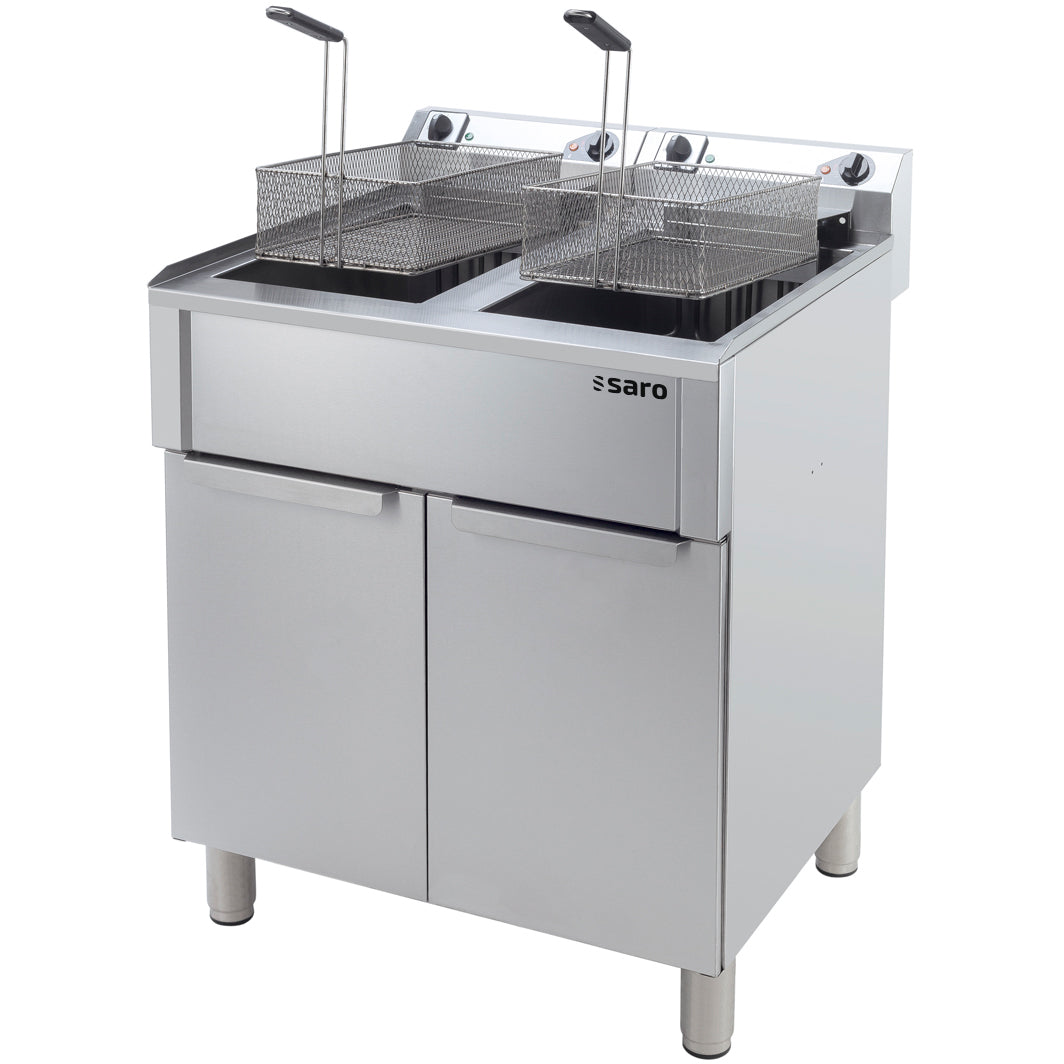 Elektrofritteuse 20+20 L  Modell BRAGA | Saro 458-1215