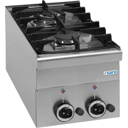 Gasherd, 2 Brenner 600 Line Tischmodell G2S6 | Saro 504-1015