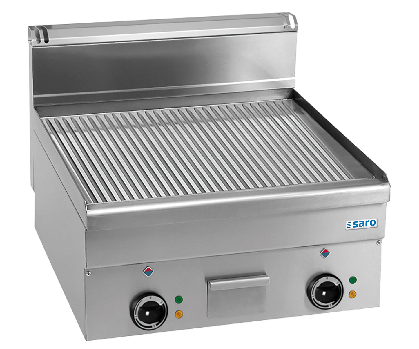 Elektrogrillplatte gerillt Tischmodell EFT66R | Saro 504-1115