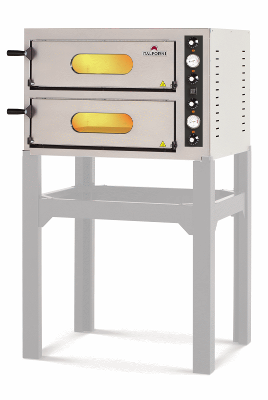Pizzaofen Compact 4 für 4+4 Pizzen ø32cm elektro 9 kW | KBS 50521014 - KBS Gastrotechnik