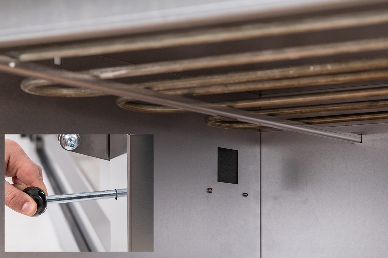 Pizzaofen Comfort 4 für 4 Pizzen ø33cm elektro 4,8 kW | KBS 52505111 - KBS Gastrotechnik