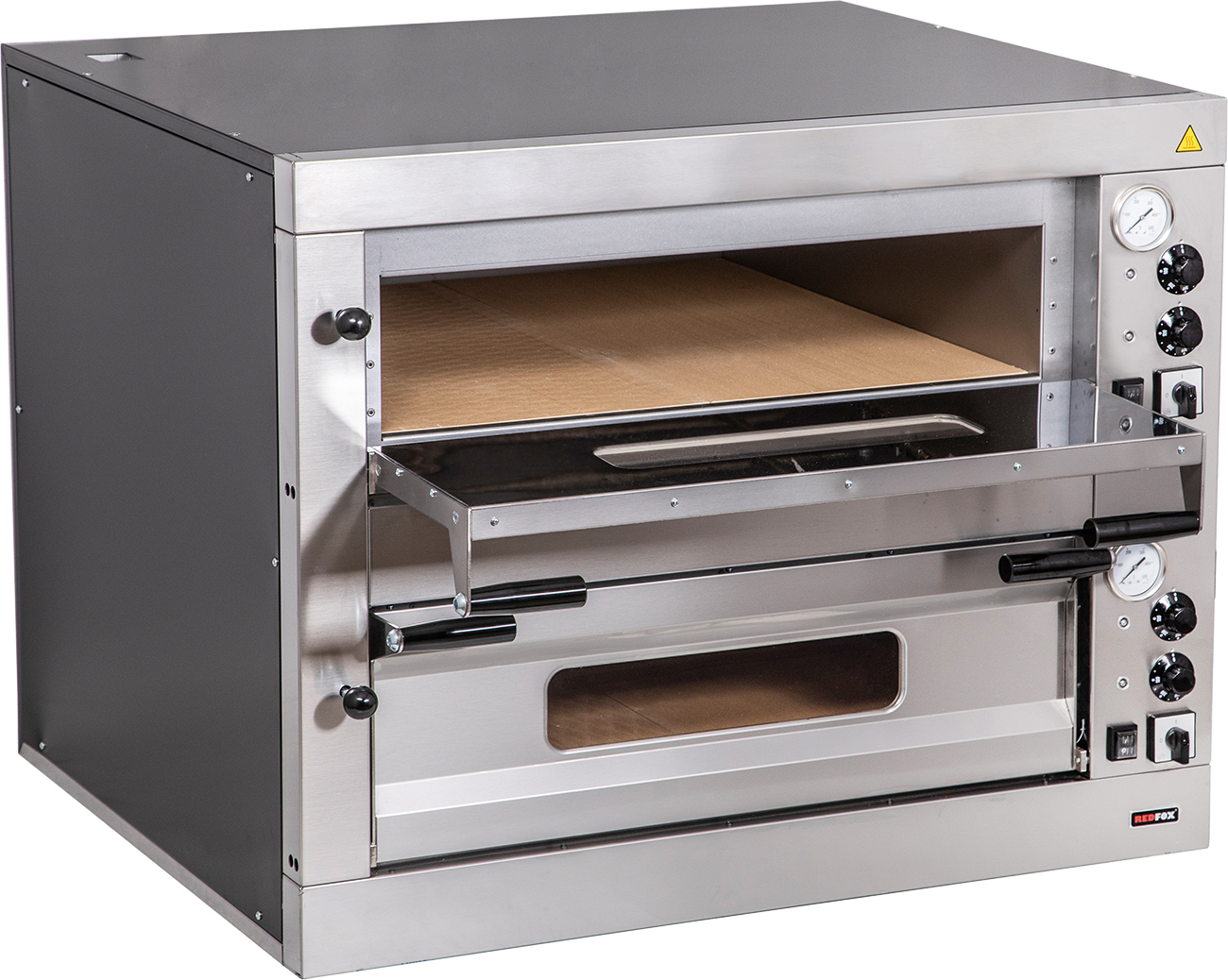 Pizzaofen Basic 4+4 für 8 Pizzen ø33cm elektro 9,6 kW | KBS 52505120 - KBS Gastrotechnik