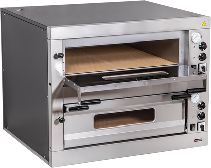 Pizzaofen Basic 4+4 für 8 Pizzen ø33cm elektro 9,6 kW | KBS 52505120 - KBS Gastrotechnik