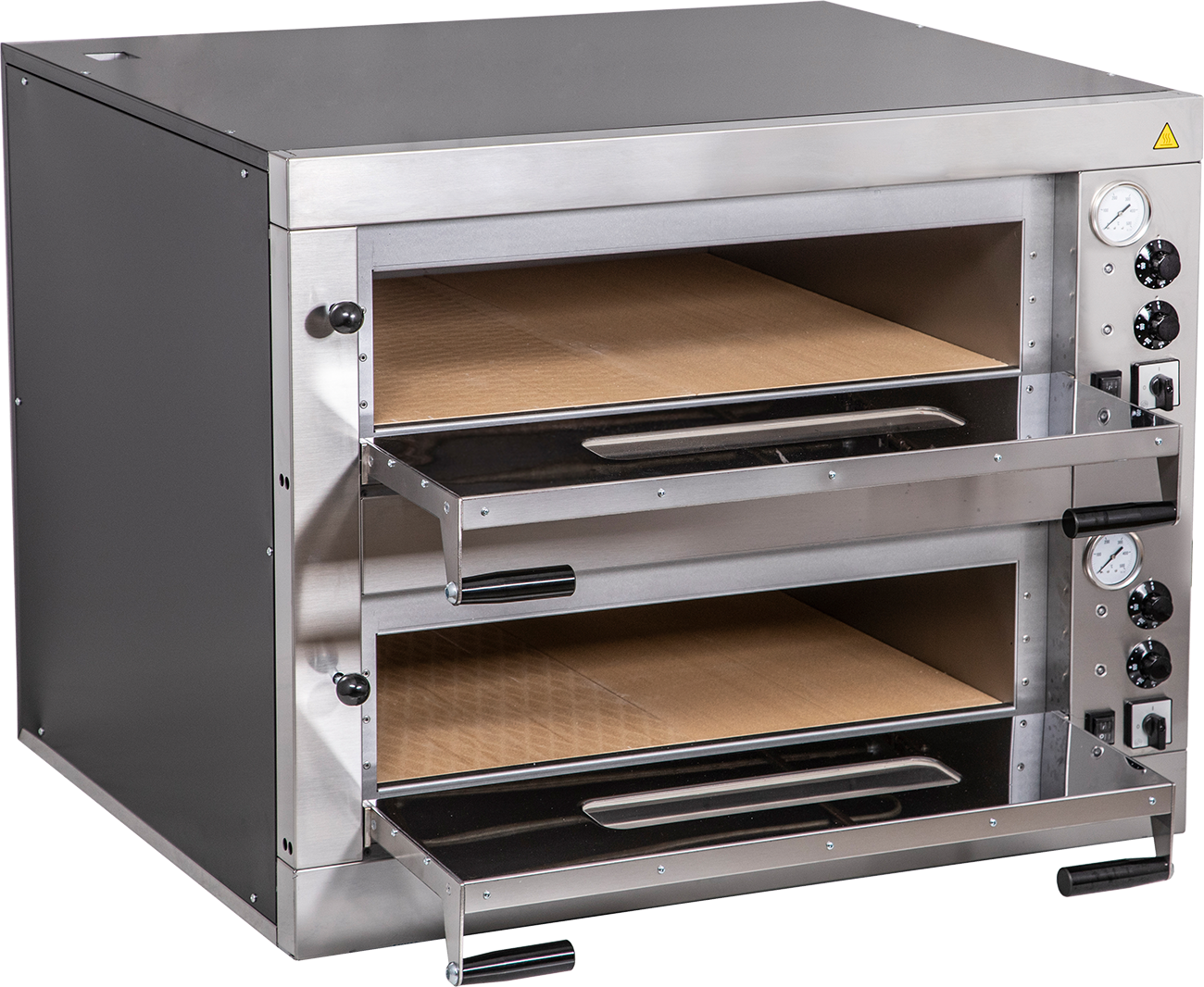 Pizzaofen Basic 4+4 für 8 Pizzen ø33cm elektro 9,6 kW | KBS 52505120 - KBS Gastrotechnik