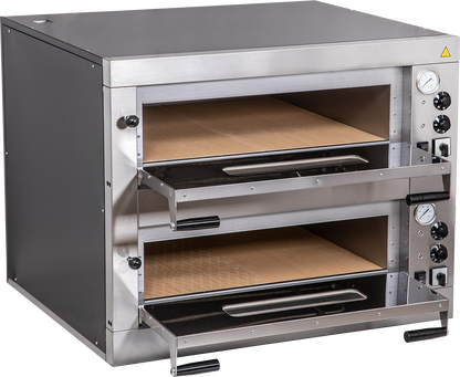 Pizzaofen Basic 4+4 für 8 Pizzen ø33cm elektro 9,6 kW | KBS 52505120 - KBS Gastrotechnik