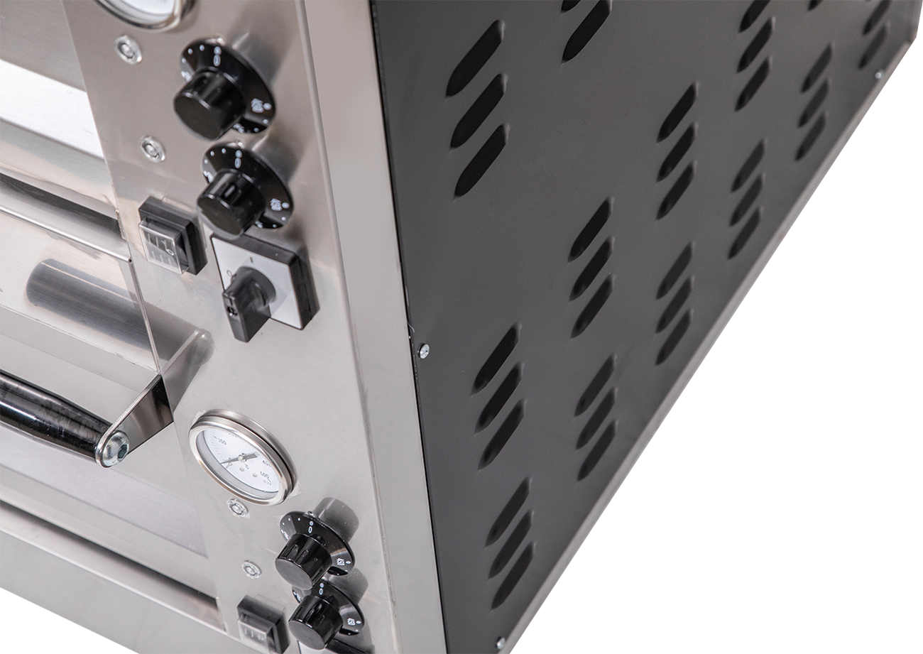 Pizzaofen Basic 4+4 für 8 Pizzen ø33cm elektro 9,6 kW | KBS 52505120 - KBS Gastrotechnik