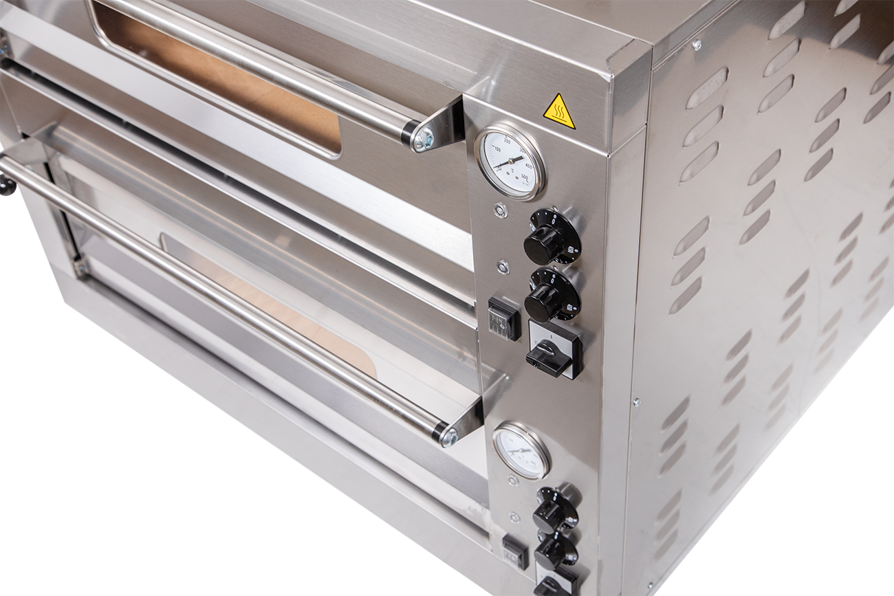 Pizzaofen Comfort 4+4 für 8 Pizzen ø33cm elektro 9,6 kW | KBS 52505121 - KBS Gastrotechnik