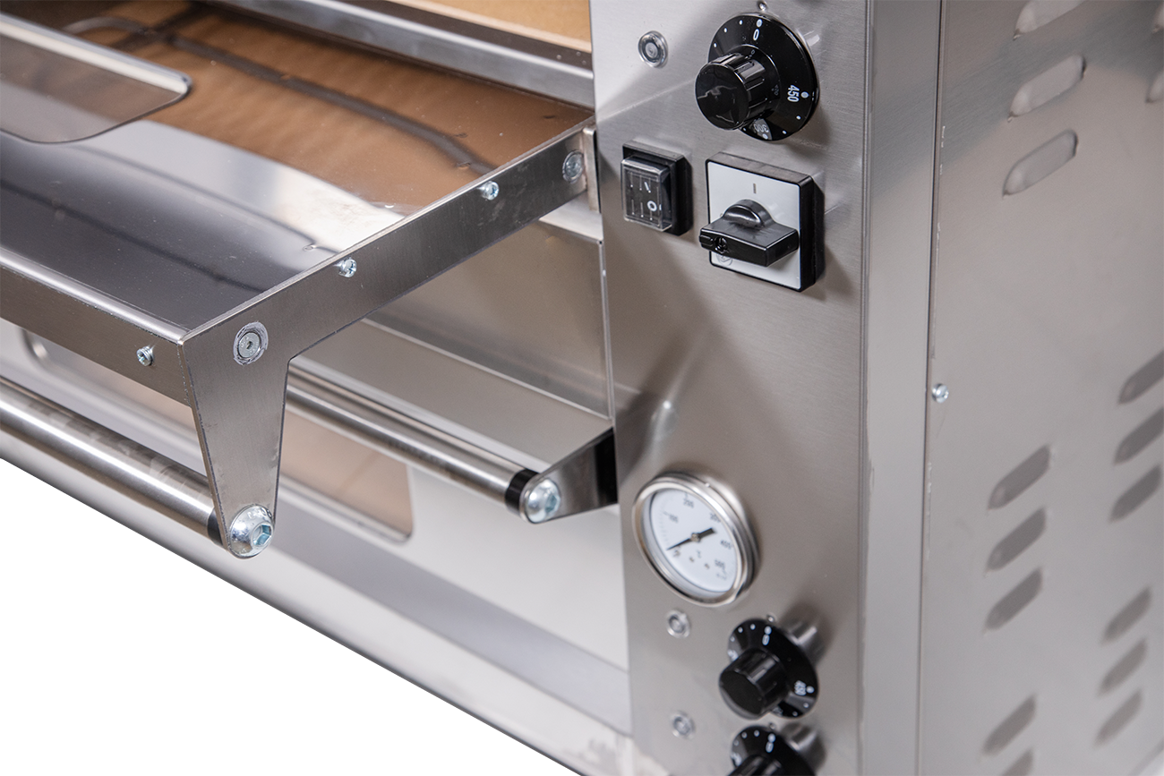 Pizzaofen Comfort 4+4 für 8 Pizzen ø33cm elektro 9,6 kW | KBS 52505121 - KBS Gastrotechnik