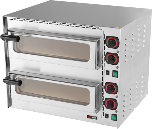 Pizzaofen Snack 2 für 2 Pizzen ø35cm elektro 2,0 kW | KBS 52505122 - KBS Gastrotechnik