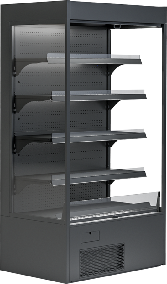 Wandkühlregal Variant 107 Black Line mit Nachtrollo | KBS 531110 - KBS Gastrotechnik