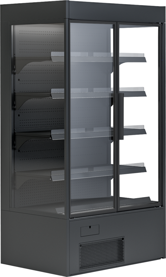 Wandkühlregal Variant 107 Black Line mit Drehtüren | KBS 571109 - KBS Gastrotechnik