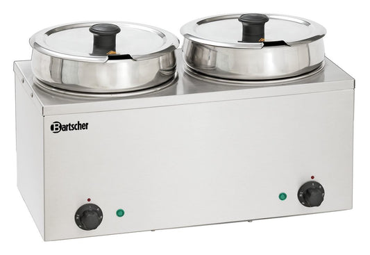 Bain Marie Hotpot, 2x Topf, 6,5 L | Bartscher 606065 - Bartscher