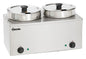 Bain Marie Hotpot, 2x Topf, 6,5 L | Bartscher 606065 - Bartscher
