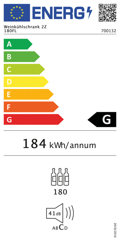 Weinkühlschrank 2Z 180FL | Bartscher 700132