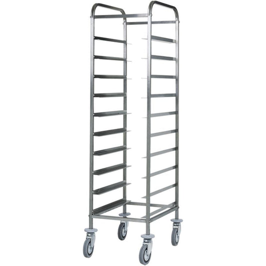 Abräumwagen 380 für 10 Tabletts GN 1/1 ohne Seitenwände | KBS 70970019 - KBS Gastrotechnik