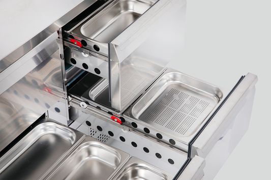 Schubladensatz 1/2 +1/2 für KTM Serie und Belegstationen | KBS 828698 - KBS Gastrotechnik