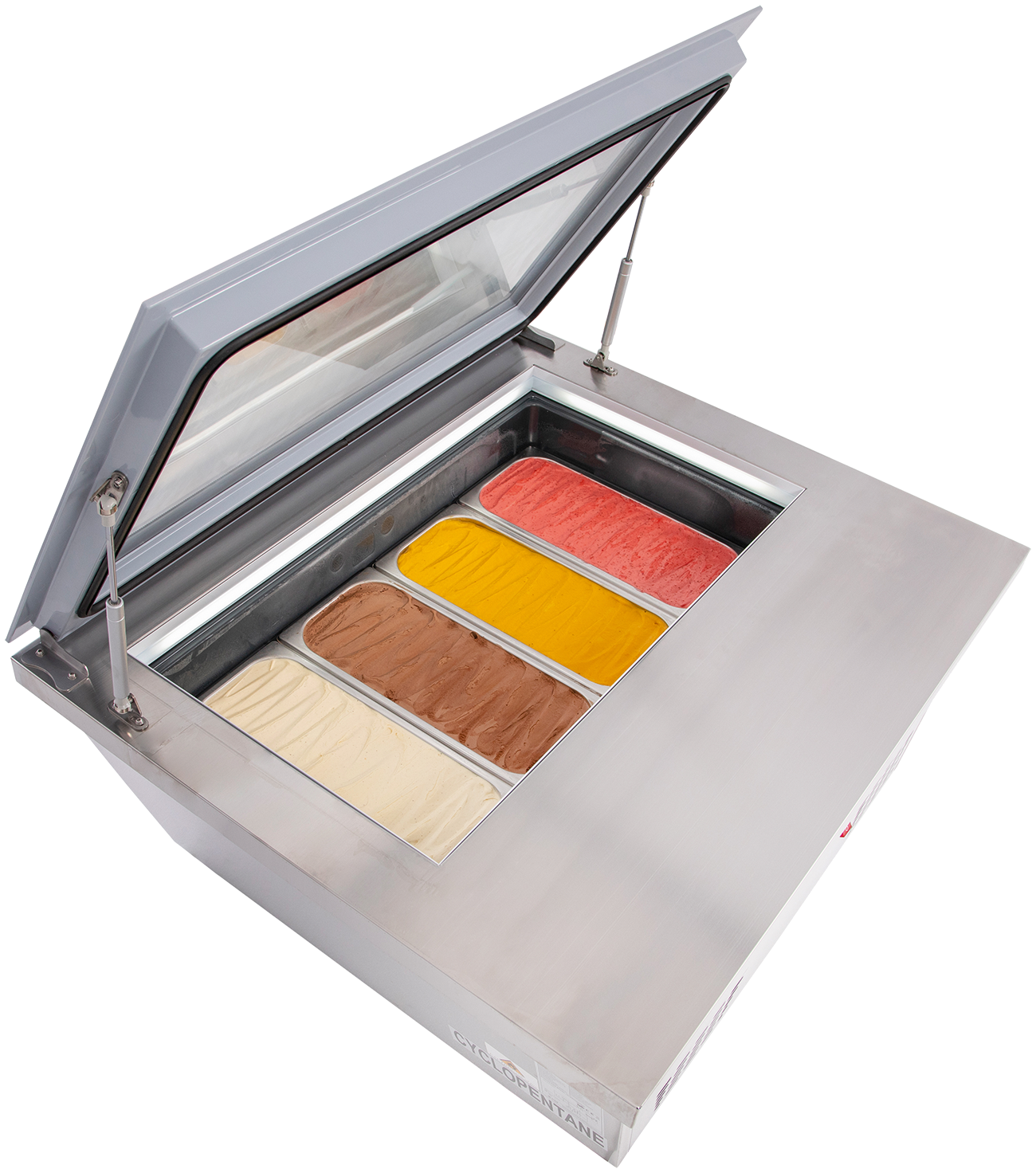 Aufsatzvitrine für Speiseeis ASV 14 Eis von KBS Gastrotechnik - Ansicht 7