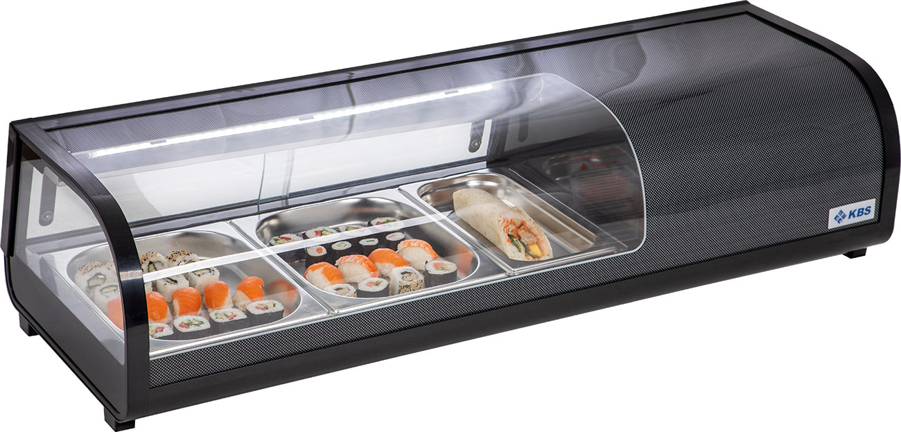 Belegstation Sushi 1200 für 4x GN 1/3 | KBS 9161200 - KBS Gastrotechnik