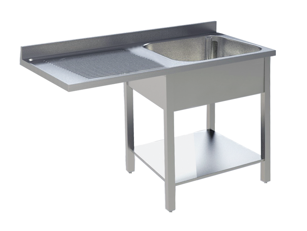 Spülcenter 1 Becken rechts Breite 120cm | KBS 92011103 - KBS Gastrotechnik