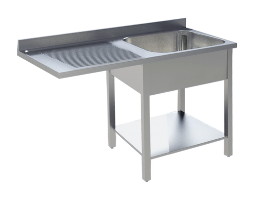 Spülcenter 1 Becken rechts Breite 120cm | KBS 92011103 - KBS Gastrotechnik