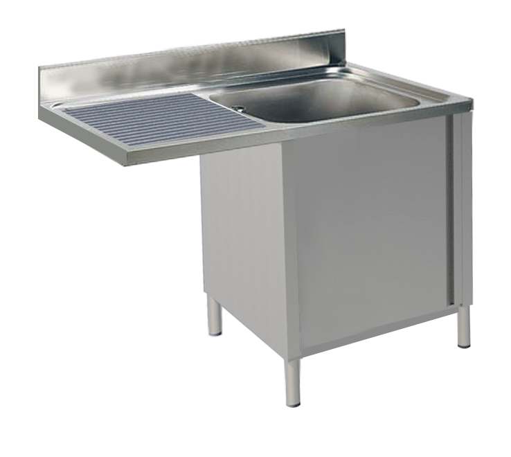 Spülcenter 1 Becken rechts Breite 140cm | KBS 92011105 - KBS Gastrotechnik