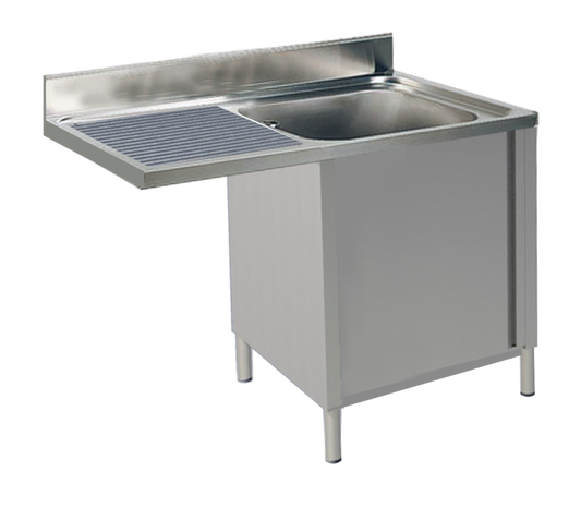 Spülcenter 1 Becken rechts Breite 140cm | KBS 92011105 - KBS Gastrotechnik