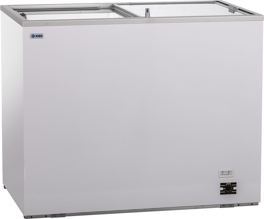 Eiscreme Impuls-Tiefkühltruhe D 500 mit Glasschiebedeckel | KBS 921053 - KBS Gastrotechnik
