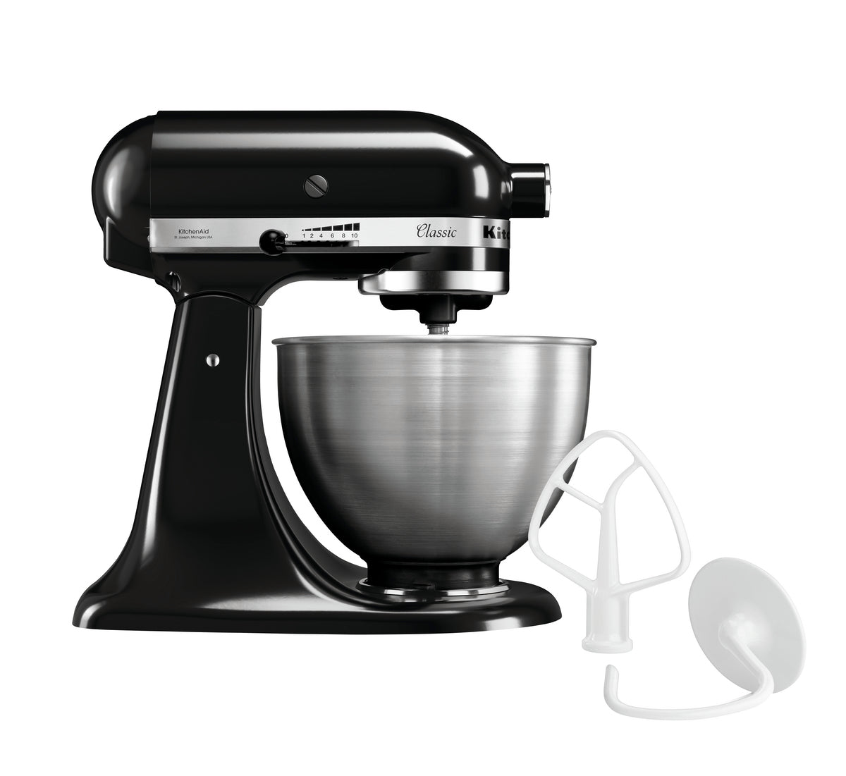 KitchenAid 5K45SSEOB, schwarz, 4,28L | Bartscher A150063 - Bartscher