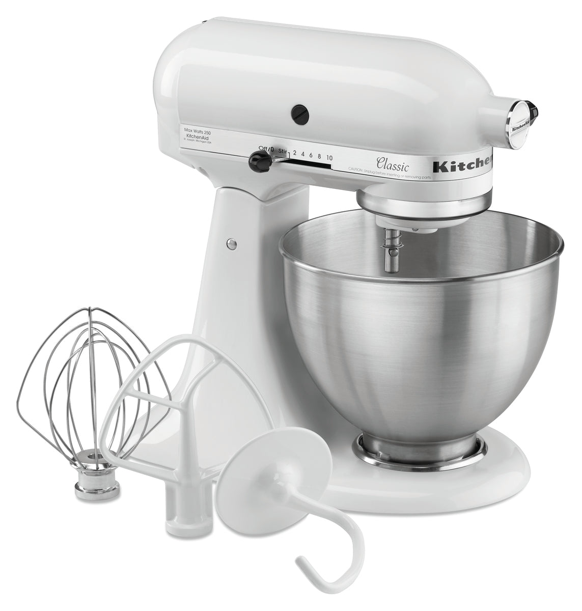 KitchenAid 5K45SSEWH, weiß, 4,28L | Bartscher A150067 - Bartscher