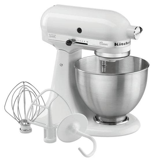KitchenAid 5K45SSEWH, weiß, 4,28L | Bartscher A150067 - Bartscher