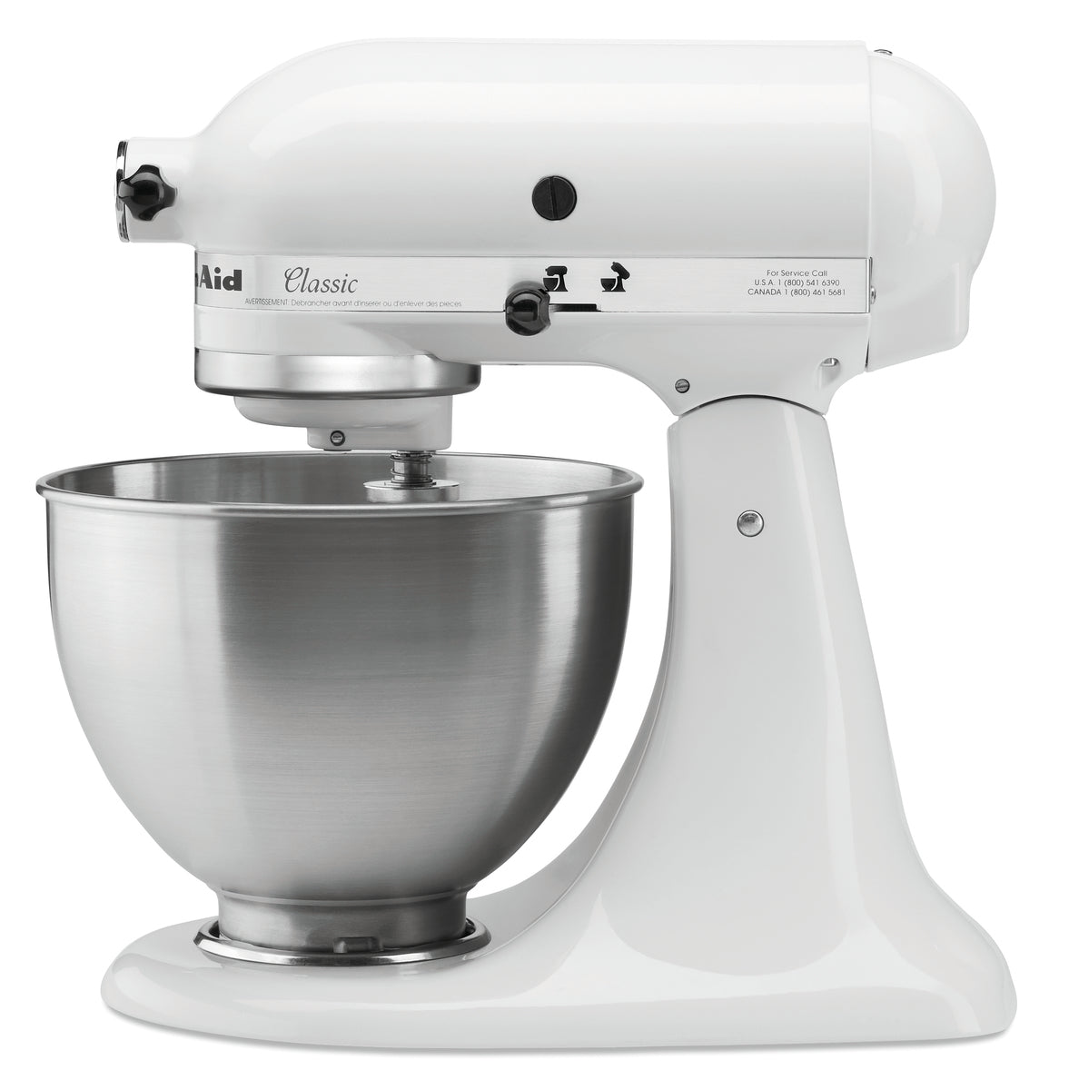 KitchenAid 5K45SSEWH, weiß, 4,28L | Bartscher A150067 - Bartscher