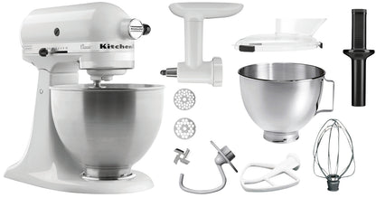 KitchenAid 5K45SSEWH, weiß, 4,28L | Bartscher A150097 - Bartscher
