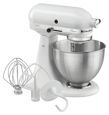 KitchenAid 5K45SSEWH, weiß, 4,28L | Bartscher A150097 - Bartscher