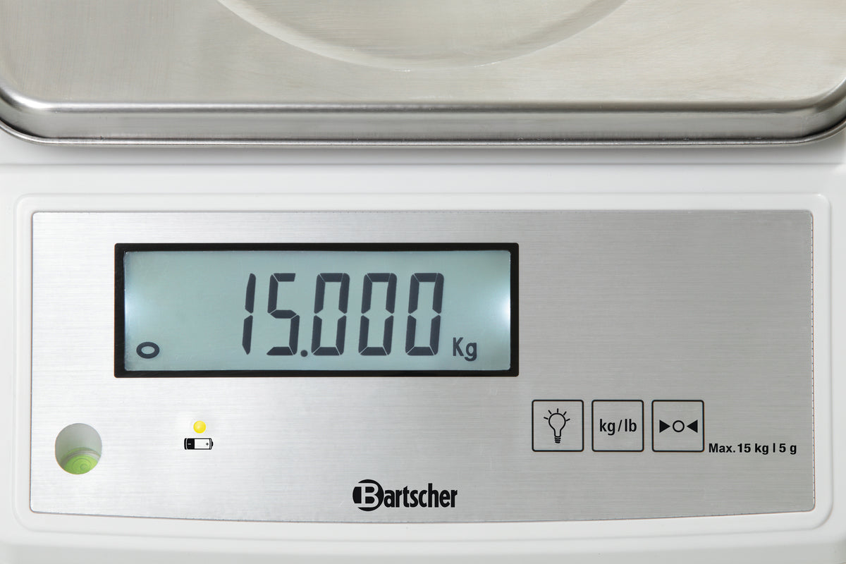 Küchenwaage, 15kg, 5g | Bartscher A300117 - Bartscher