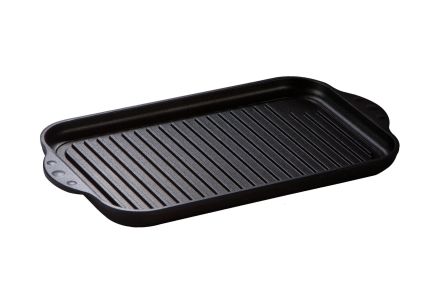 Eurolux Premium Grillplatte 36,5 x 21,5 cm, ca. 2,5 cm hoch | Saro EU1002-3