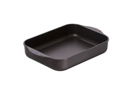 Eurolux Premium Bratreine incl, Glasdeckel 32 x 25 cm, ca. 7 cm hoch | Saro EU1005-3-SET